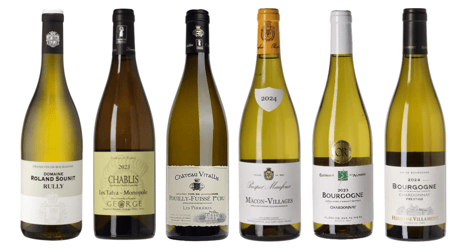 Vit Bourgogne Vinlåda