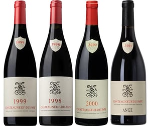 Xavier Vignon Gamla årgångar Châteauneuf-du-Pape Vinlåda