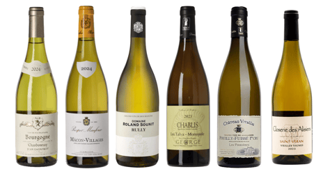 Vit Bourgogne Vinlåda