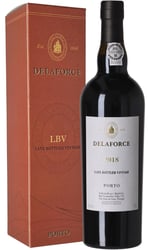Delaforce LBV 2018 i presentrör