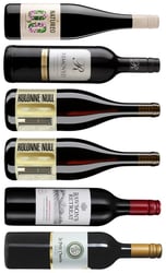 Alkoholfri vinlåda med rött vin