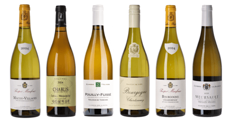 Vit Bourgogne Vinlåda