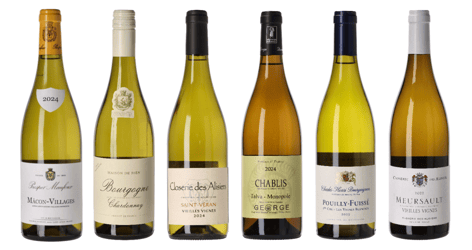 Vit Bourgogne vinlåda