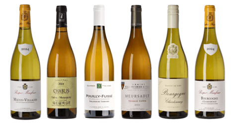 Vit Bourgogne Vinlåda