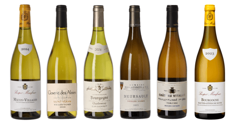 Vit Bourgogne Vinlåda