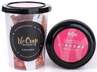 No Crap Hindbær Popcorn