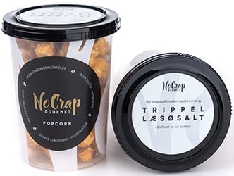 No Crap Popcorn med Trippel Læsøsaltet