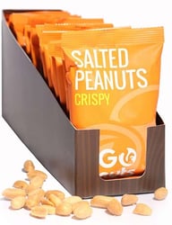 Saltet peanuts fra Go Nuts