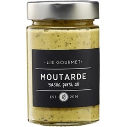 Lie Gourmet Sennep - Basilikum, persille & hvidløg