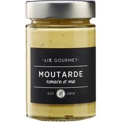 Lie Gourmet Sennep - Rosmarin & Honning
