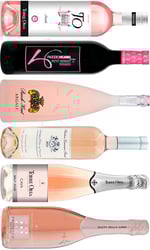 Rosé Sensommarutrensning Vinlåda