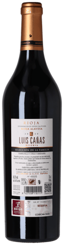 Bodegas Luis Canas Rioja Reserva Seleccion de la Familia 2020 i trälåda