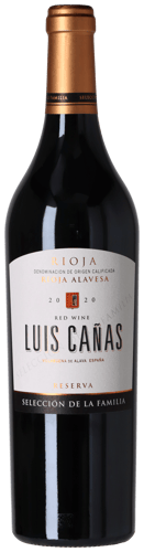 Bodegas Luis Canas Rioja Reserva Seleccion de la Familia 2020 i trälåda