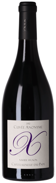 Xavier Chateauneuf du Pape Rouge Cuvée Anonyme 2012