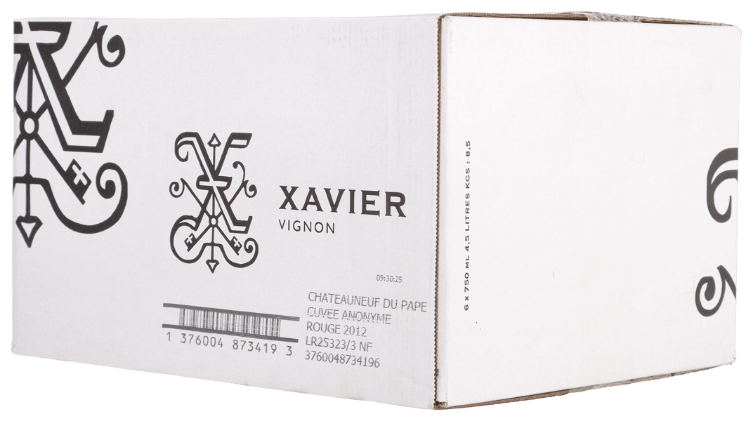 Xavier Chateauneuf du Pape Rouge Cuvée Anonyme 2012